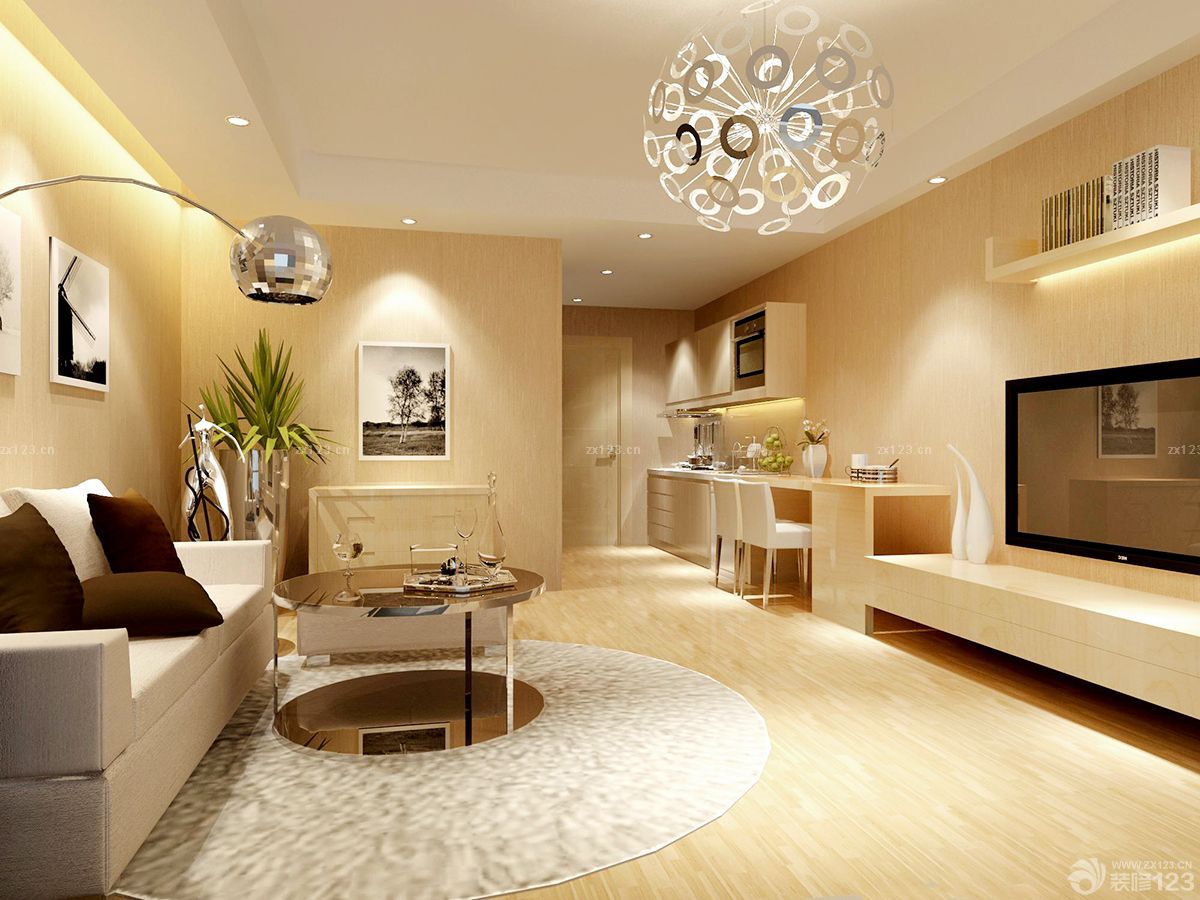 現(xiàn)代簡(jiǎn)約風(fēng)，小戶型兩室一廳的擴(kuò)容與格調(diào)魔法